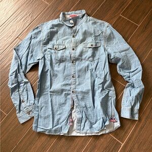 Men's Blue Denim Shirt